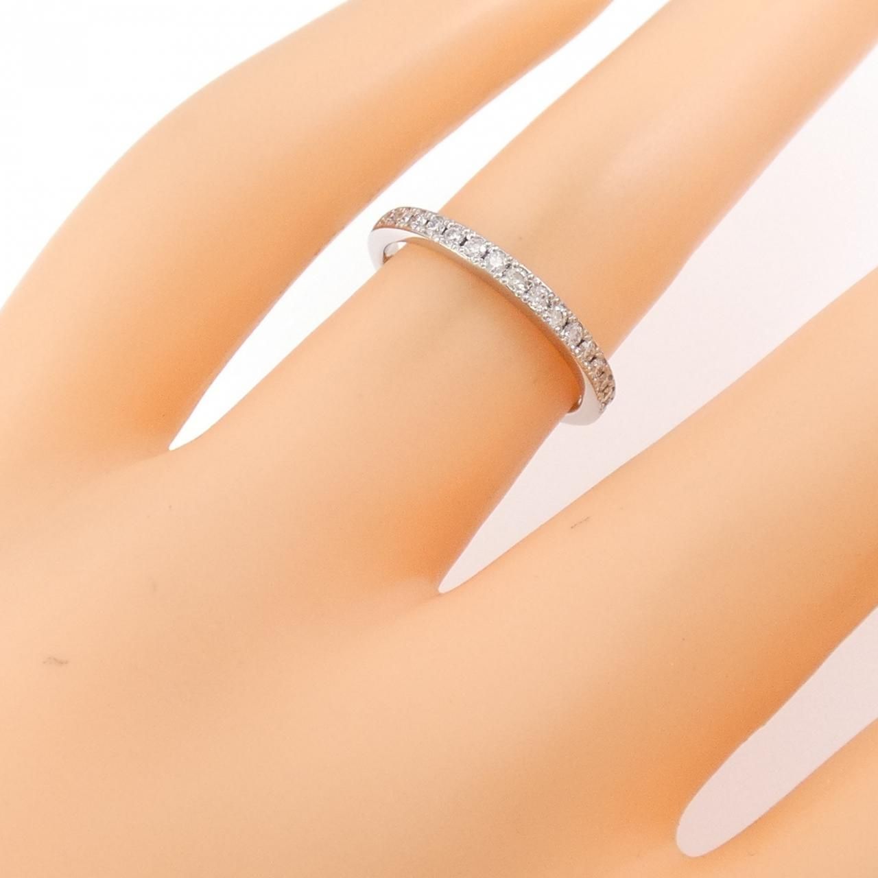 PT950 ハーフエタニティ ダイヤモンド リング 0.153CT - メルカリ 