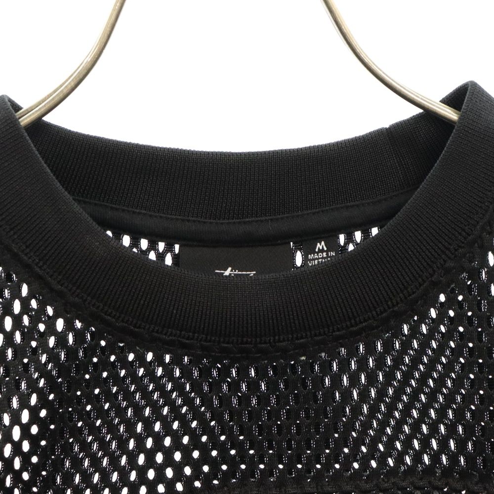 STUSSY 24SS TEAM JERSEY 80 メッシュシャツ ブラック