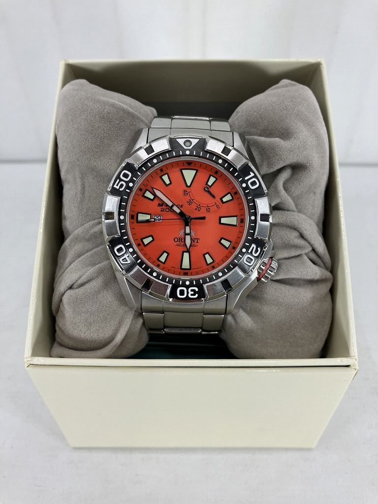 s24t-0337m【中古】ORIENT オリエント EL03-D0-B M-FORCE ダイバーズ 