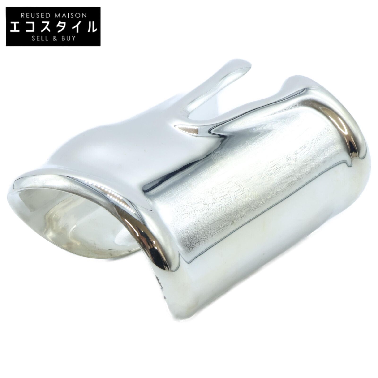 美品　ティファニー　ボーンカフ　Tiffany&Co. エルサ・ペレッティ ティファニー/エルサペレッティ ヴィンテージ ボーンカフ
