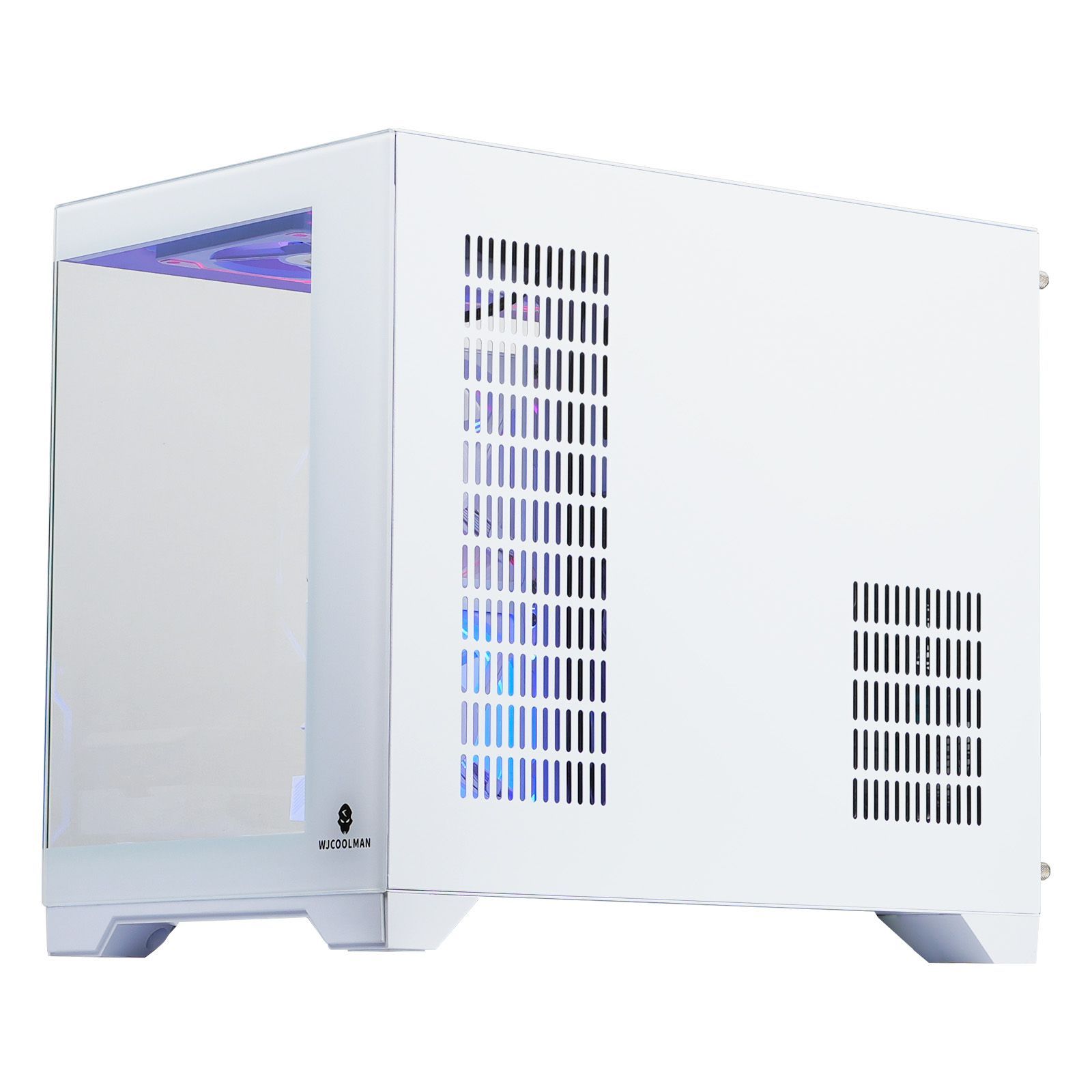 強化ガラス搭載 ゲーミングPCケース ミニタワー M-ATX/Mini-ITX対応 