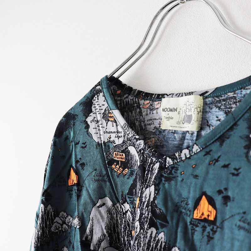 マーブルシュッド marble SUD ムーミン moomin map カットソー