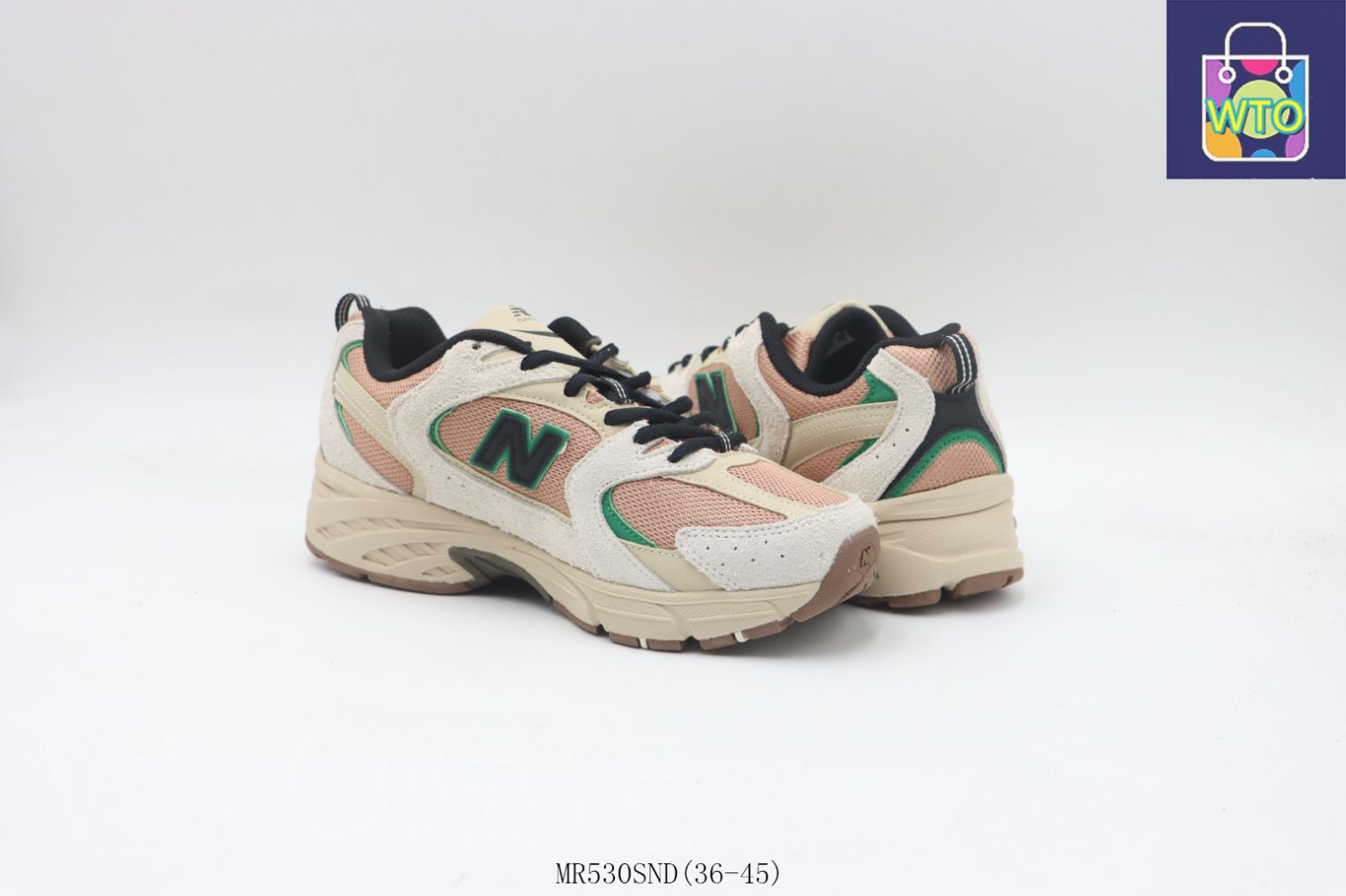 今日 New Balance ニューバランス ホワイトブラウンブラック MR530SND-WTO輸入2 KIN-KAAI_COM