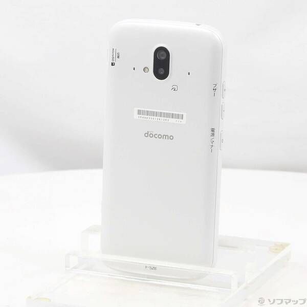docomo らくらくスマートフォンF-52B ホワイト&ACアダプタ08付き docomo らくらくスマートフォンF-52B ホワイト&ACアダプタ08付き