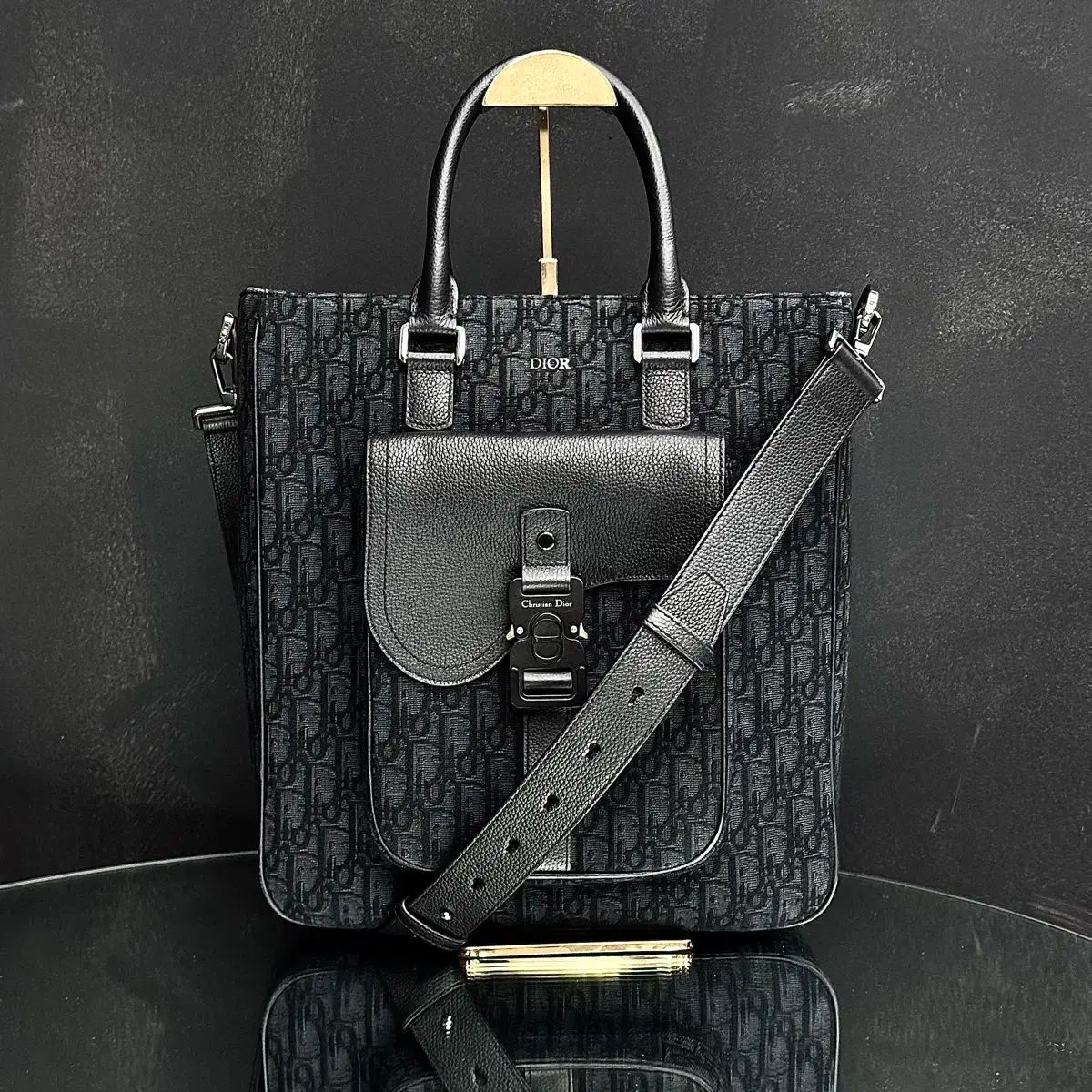 25SS Dior ディオール オブリーク サドルバッグ ヒット ザ ロード ギャロップ トートバッグ