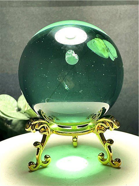 ★特選一玉★再入荷☆希少激レア☆【般若心経彫り♢漆黒のオブシディアン丸玉】❤️ 丸玉 オブシディアン 八卦対極・五福送財金彫刻 品番： 6726