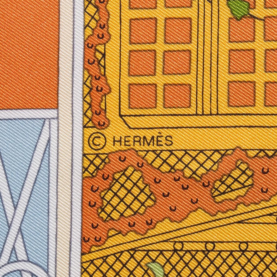 【HERMES】ソルド　未使用　カレ90 HERMES - 【中古】 エルメス スカーフ カレ90 シルク ネイビー