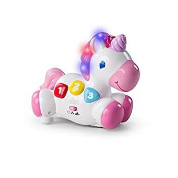【中古】(非常に良い)Bright Starts ブライトスターツ ロックu0026グロー・ユニコーン (10307) by Kids II