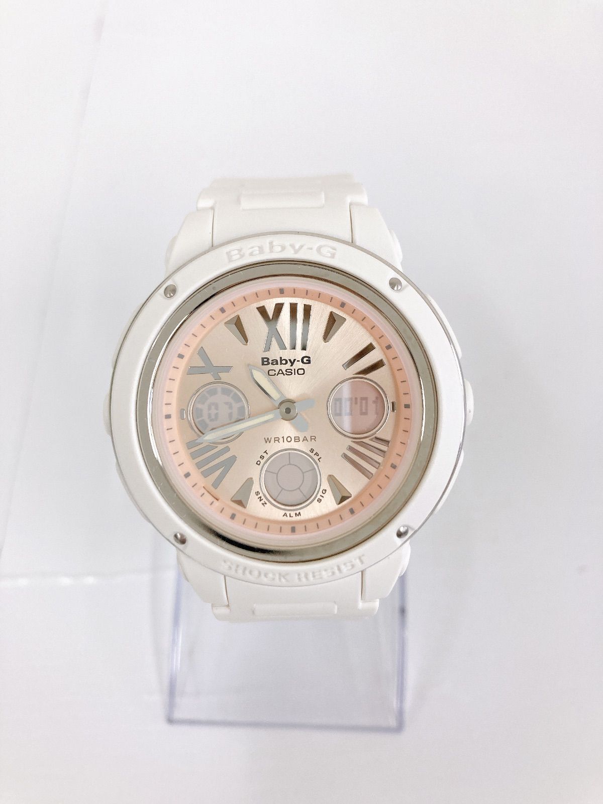 【美品】Baby-G ベイビージー腕時計 ホワイト ピンクゴールド5257*JA BABY-G 時計 5257 ホワイト - メルカリ