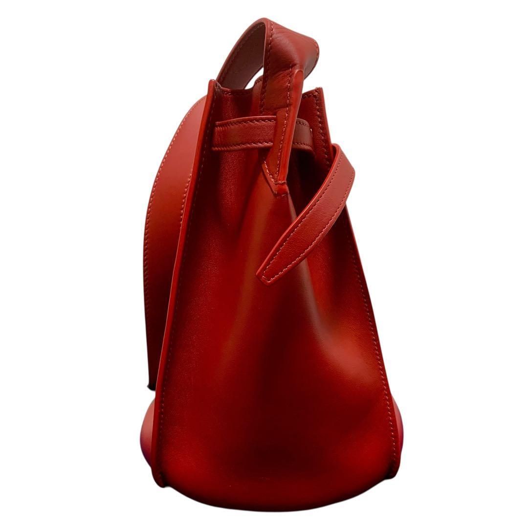 【美品】　CELINEセリーヌ　ビックバックバケット　レッド CELINE セリーヌ ビッグバッグ バケット ショルダーバッグ レッド 赤