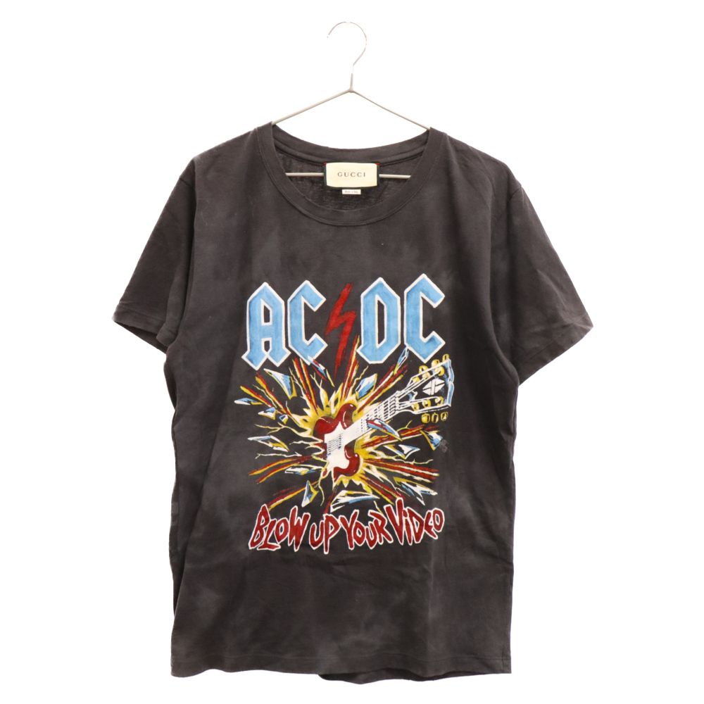 グッチ　ACDC バンドtシャツ　ヴィンテージ　加工　gucci バンt グッチ ACDC バンドtシャツ ヴィンテージ 加工 gucci バンt