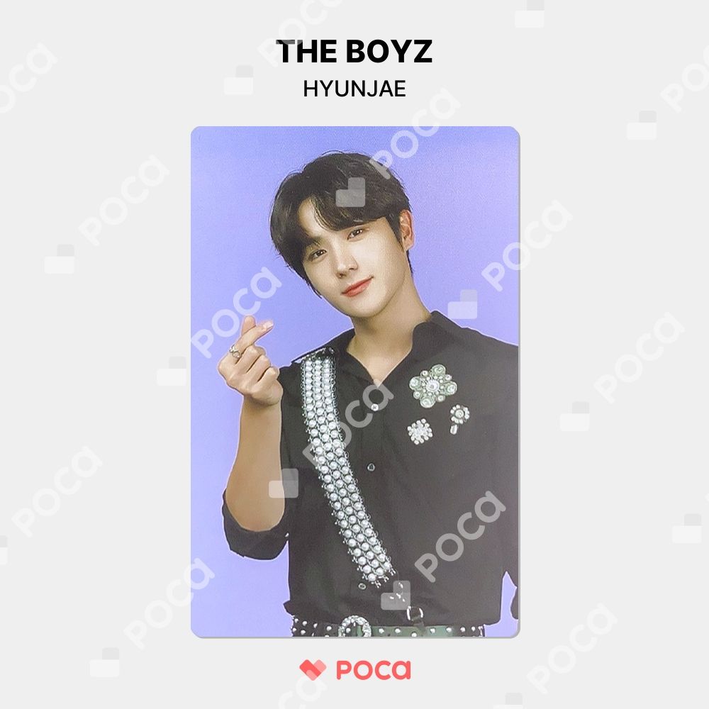 THE BOYZ ヒョンジェ トレカ KCON:TACT HI 5 AR PHOTOCARD STAND