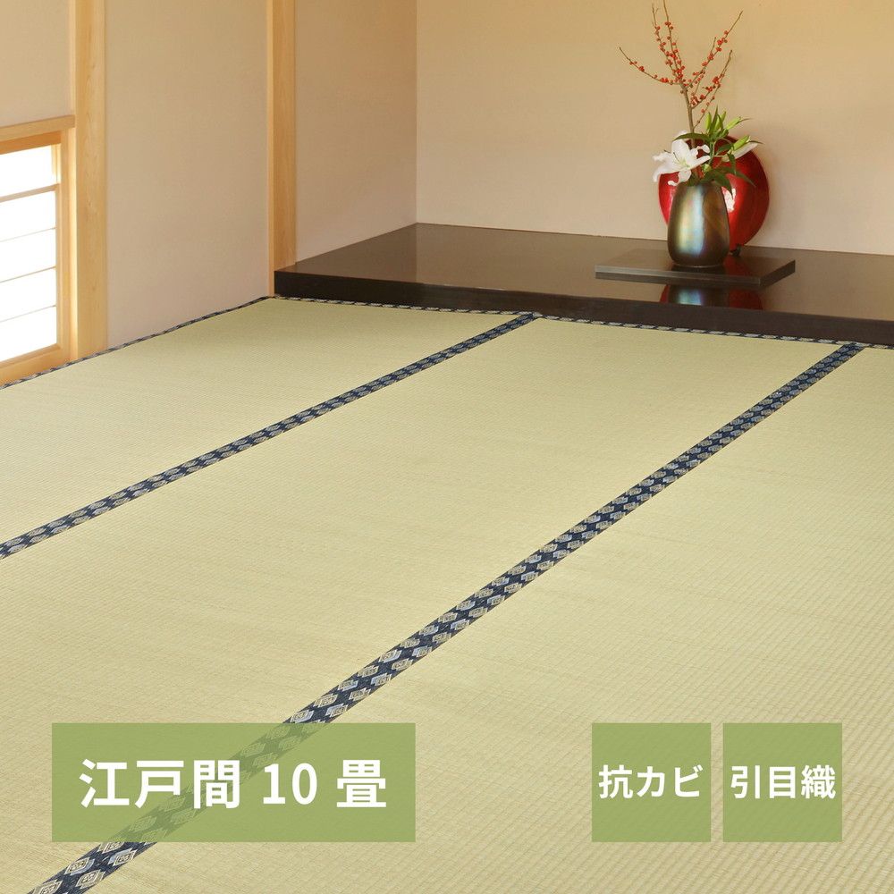 352×440cm い草カーペット 谷川 たにがわ 江戸間10畳 8602