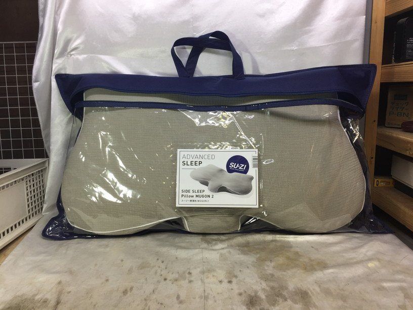 美 品 Nelture ネルチャー Side SLEEP Pillow MUGON 2 SU-ZI スージー横寝枕 ピロー