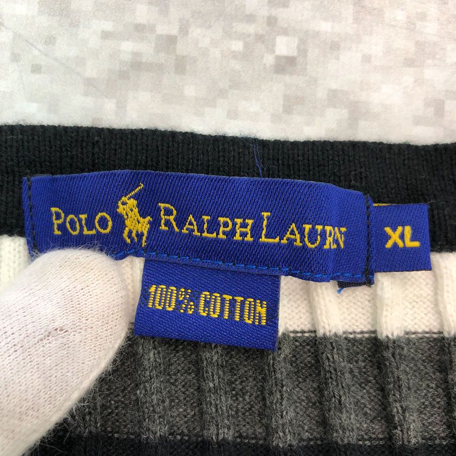 最終値下げ:ポロラルフローレン　ボーダーワンピース POLO RALPH LAUREN ポロラルフローレン ボーダー ニット ロング