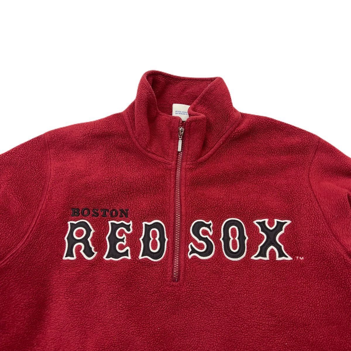 MLB メジャーリーグ RED SOX レッドソックス フリースジャケット 