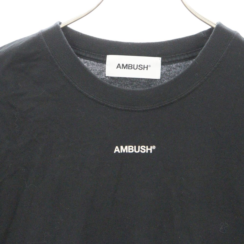 AMBUSH ロンT L AMBUSH (アンブッシュ) バックロゴプリント長袖Tシャツ ロング