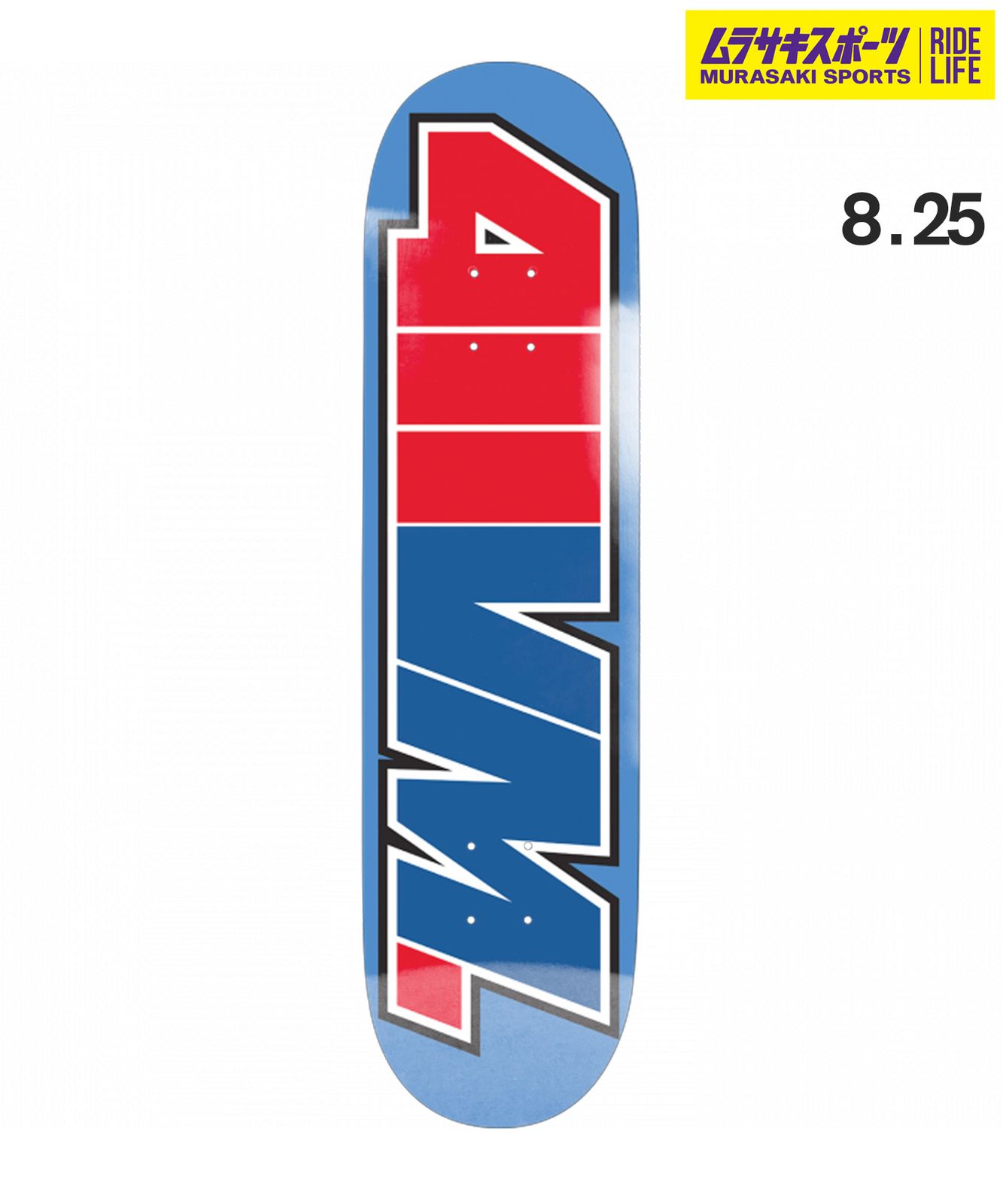 ムラスポ公式 411 フォーワンワン スケートボード デッキ 8.25inch 411 LOGODECK ムラサキスポーツ