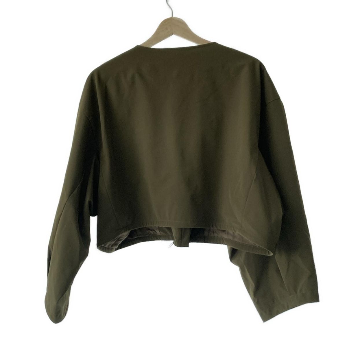 SEEALL シーオール ブルゾン サイズ38 M レディース - カーキ 長袖 ショート丈 ジップアップ 春 秋