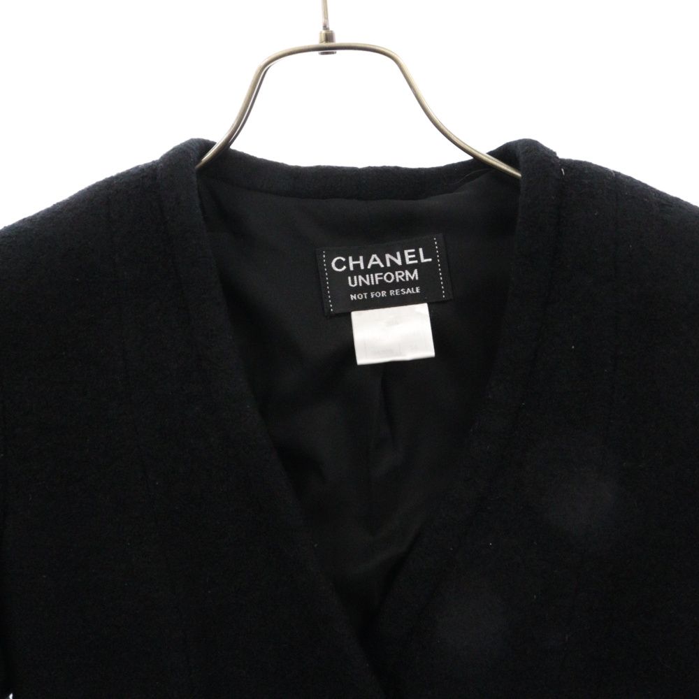 CHANEL (シャネル) 20A ライオンボタン マルチポケット ジャケット ブラック U04044V49146 レディース