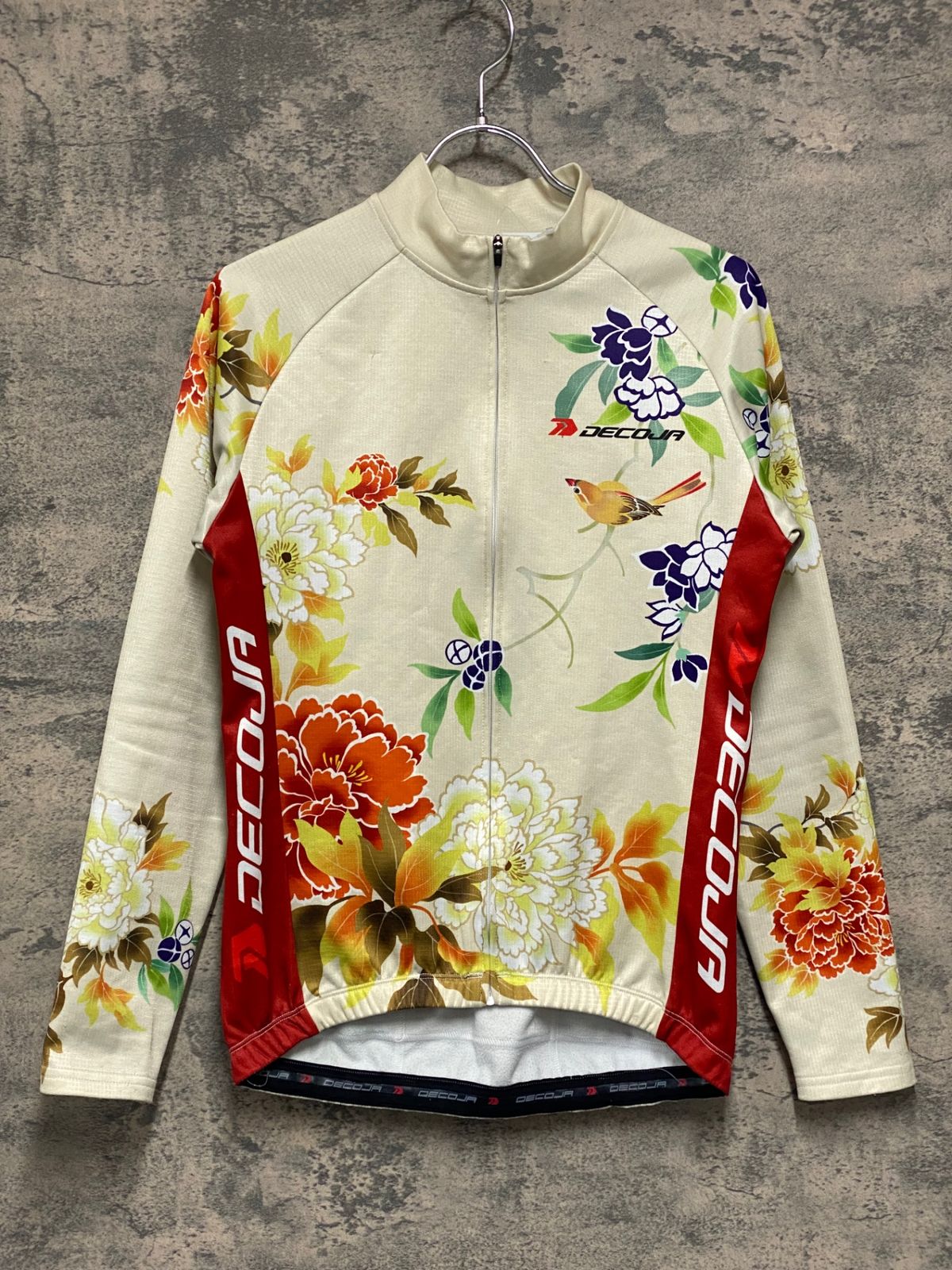 DECOJA Decoja デゴジャ サイクルジャージ 秋冬 長袖 シンプル L DECOJA 秋冬 長袖 サイクルジャージ 花鳥(27564) - DECOJA