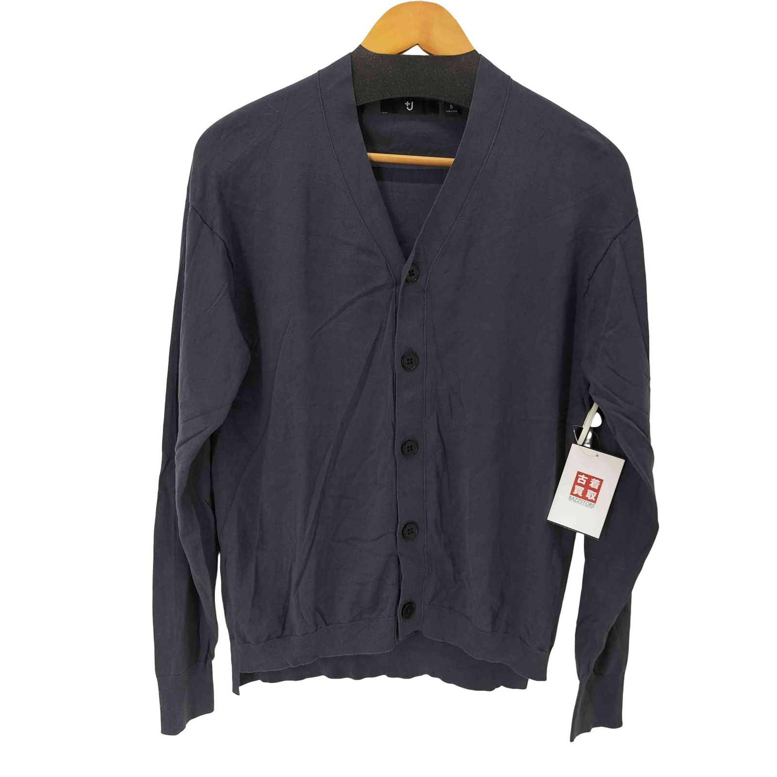 ユニクロプラスジェイ UNIQLO+J シルクコットン Vネックカーディガン 