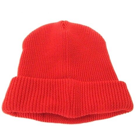 セントマイケル 23 AW KNIT CAP SM-A 23-0000-050 ビーニー ロゴ ニット キャップ 帽子 ニット帽 OS 赤 レッド AA