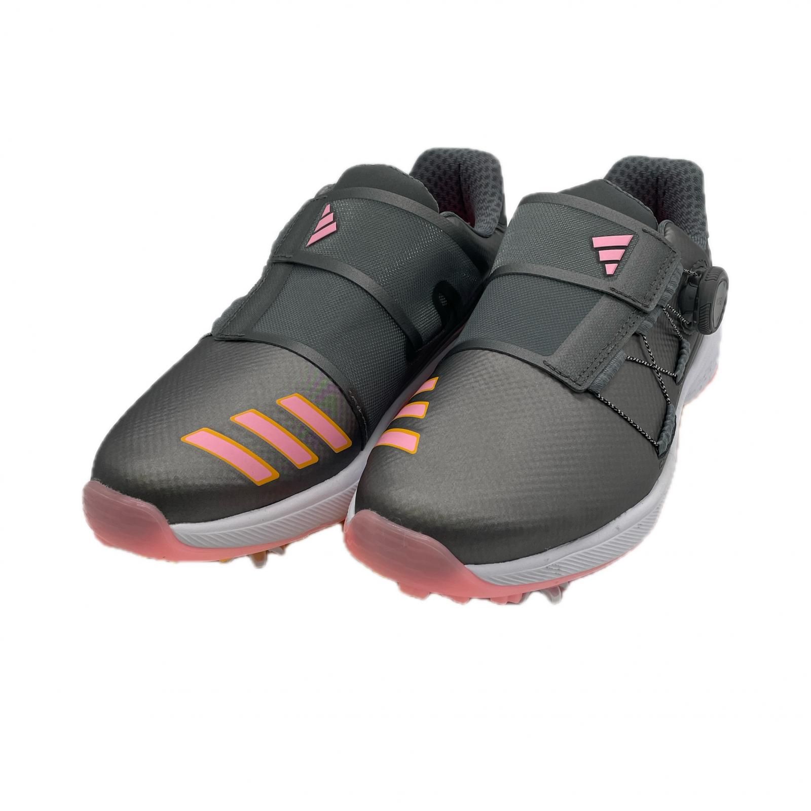 アディダスゴルフ adidas GOLF ゴルフシューズ 23.5cm ダークシルバー ゼットジー23 ボア GZ2172