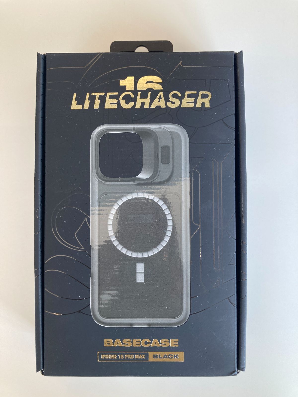 PolarPro LiteChaser 16 Baseケース iPhone 16 Pro Max用 (Black