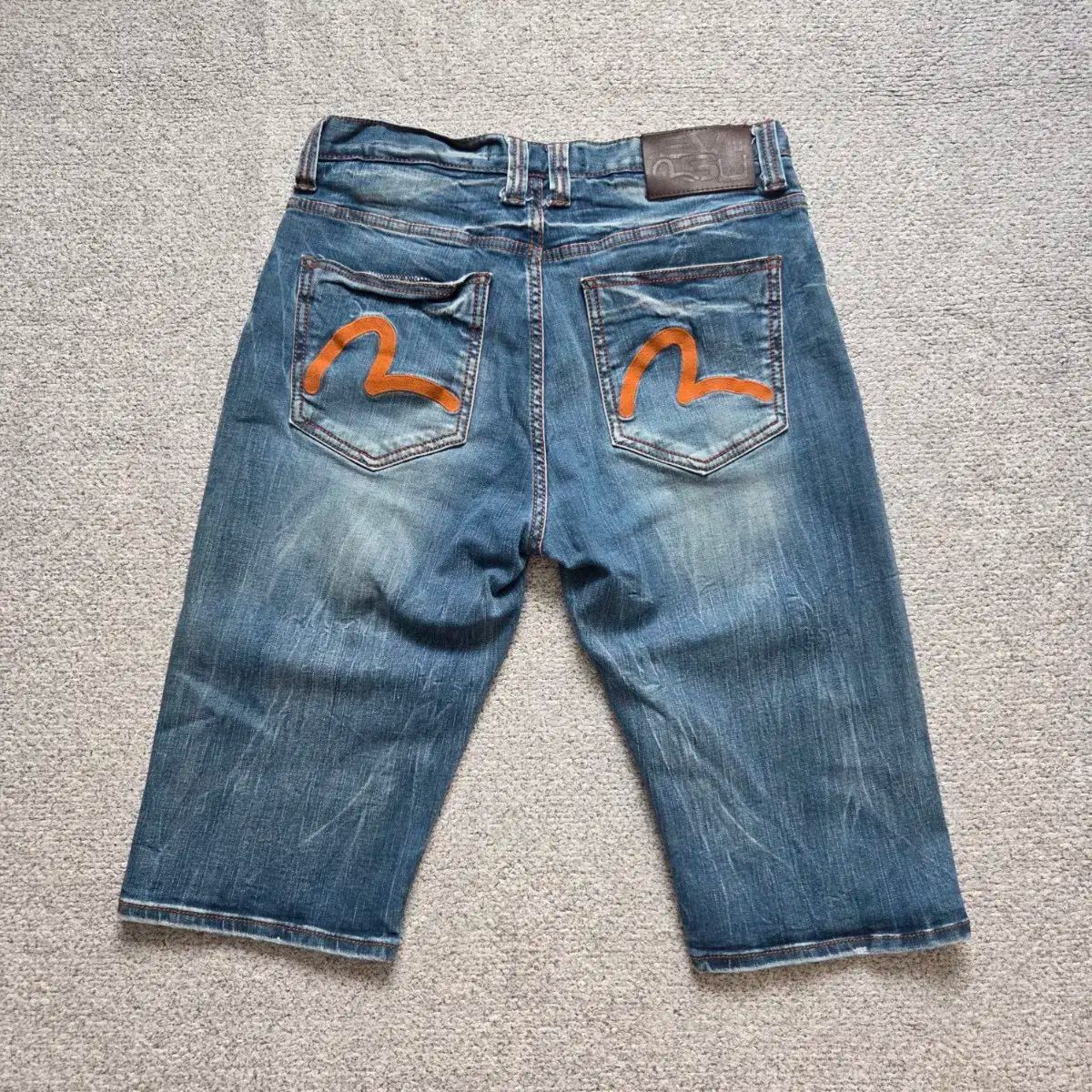 Evisu EVISU(エヴィス) デニム ハーフパンツ バミューダ 30