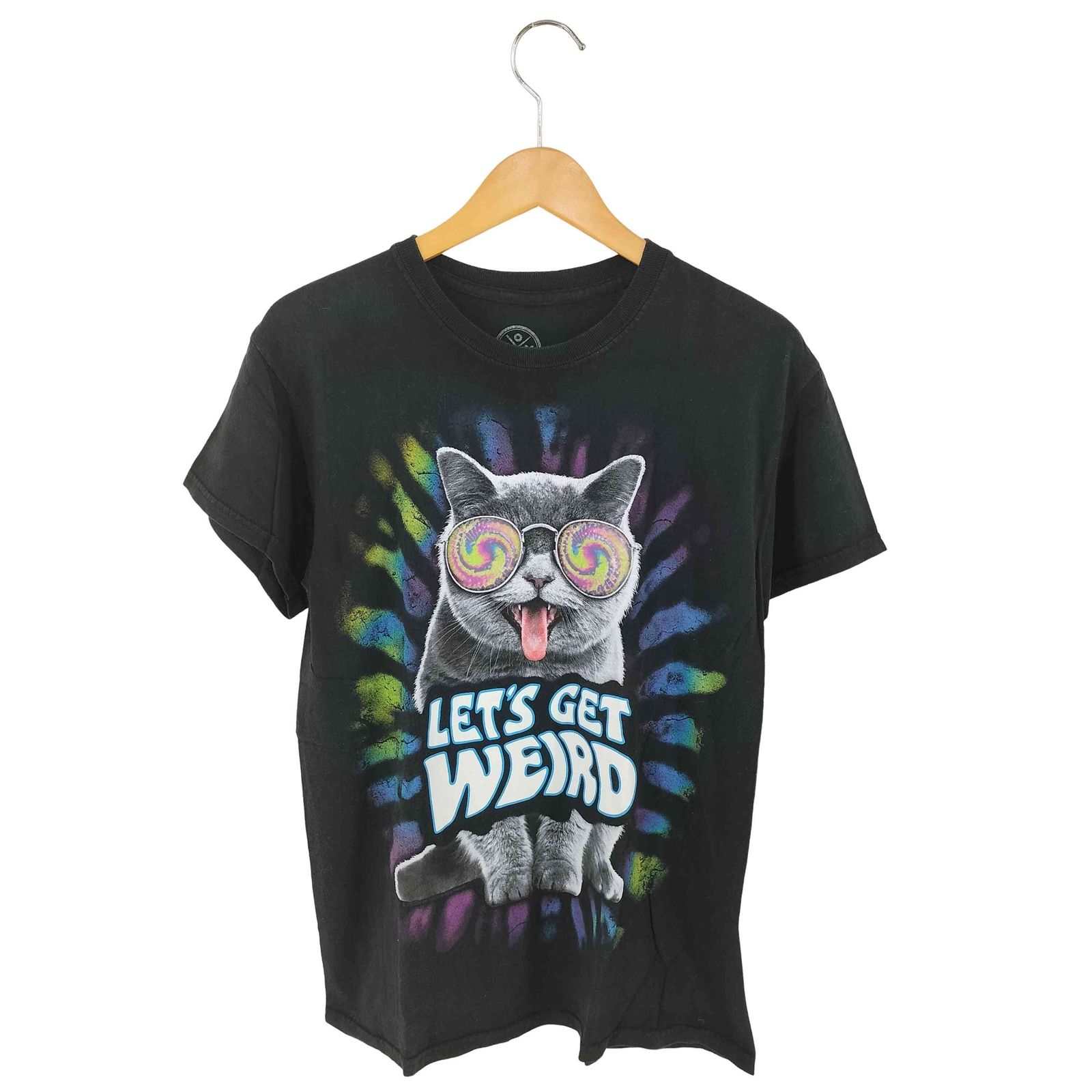 ユーズドフルギ USED古着 DOM CATプリントTee サイケデリック