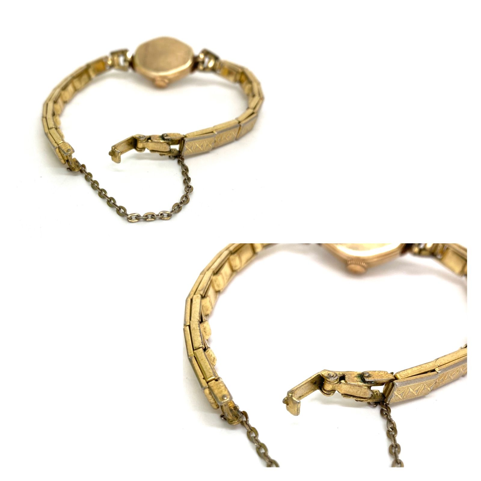 ◇YEOMAN◇ヨーマン 手巻き腕時計 17石 14KT.ALL GOLD 刻印 8821