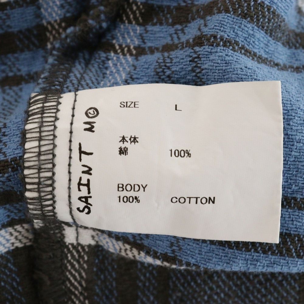 SAINT MICHAEL (セントマイケル) 24AW FRANNEL SHIRT ダメージ