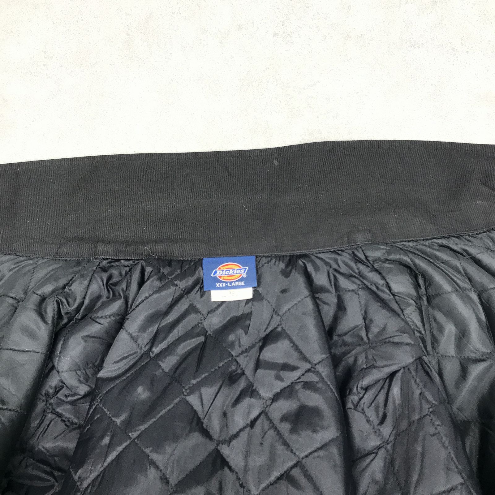 【物流センター】 中古 Dickies | ディッキーズ その他アウター Dickies 3XL ディッキーズデザインワークコート？みたいに？？ワークジャケットブラック キルティング中綿アウター 超・ビッグサ
