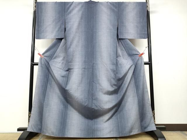 平和屋着物 上質な紬 縞 正絹 CAAZ2612ut