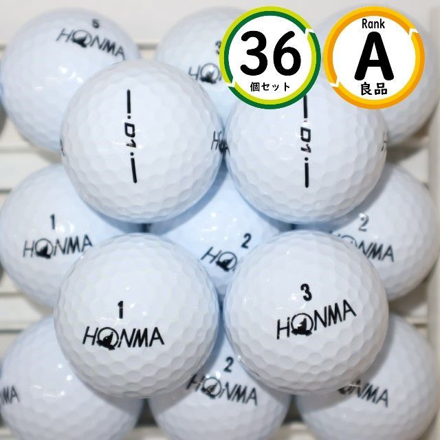 Aランク 36個 D1 2018年モデル 良品 ホンマ ホワイト  HONMA ロストボール ゴルフボール 送料無料 snt