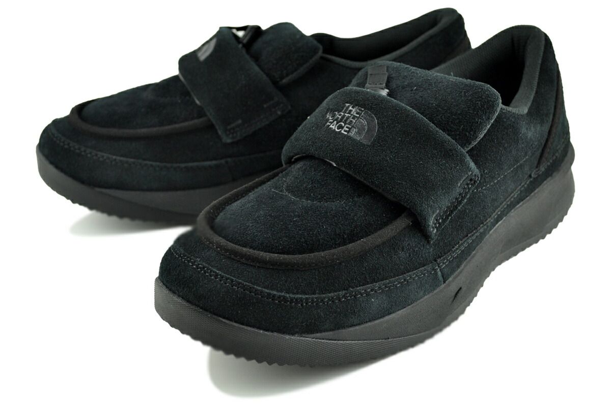 ザ ノース フェイス ヌプシ ローファー スエード ブラック THE NORTH