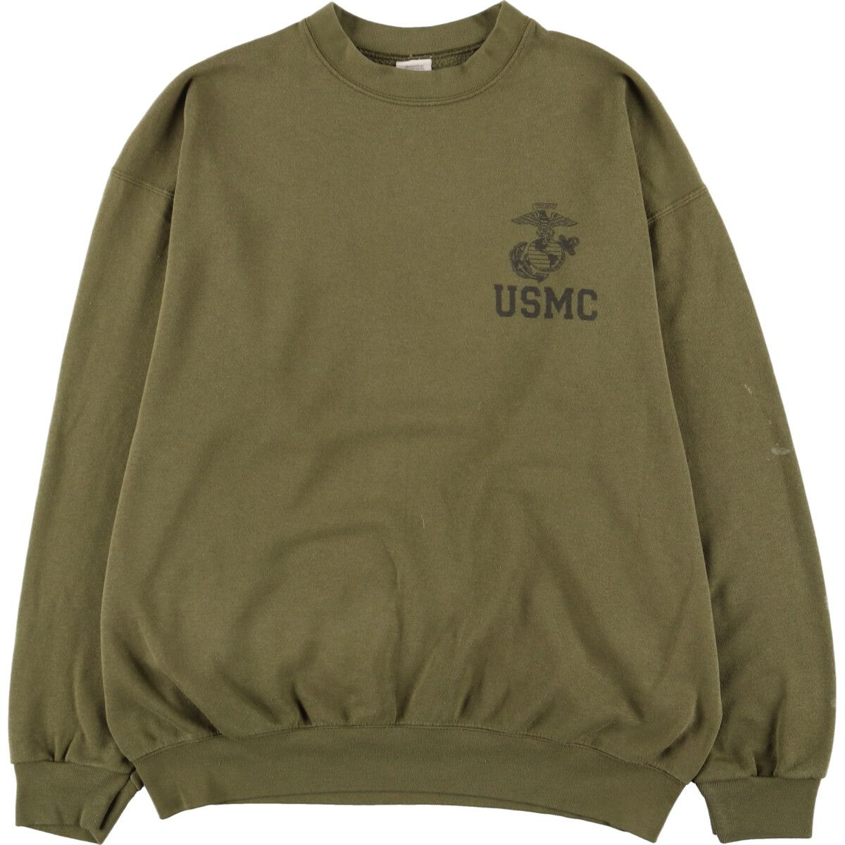 古着 GAC USMC プリントスウェットシャツ トレーナー USA製 メンズXL/eaa375619
