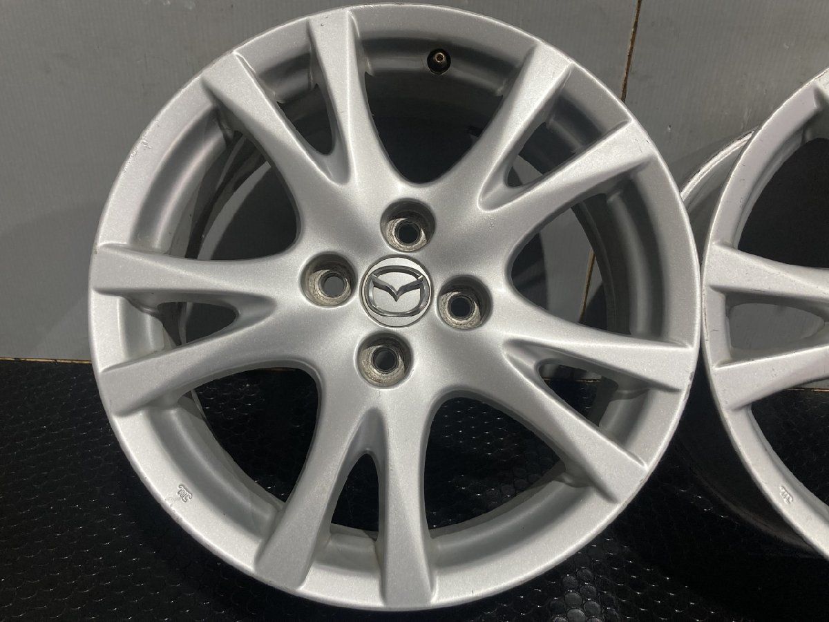 良好品】マツダ DE デミオ スポルト 純正 16in 6.5J +50 PCD100 4H 4本セット スタッドレス用 ベリーサ MAZDA2 ND  NB ロードスター 中古 ホイールのみ | パーツ販売ナンバーワン
