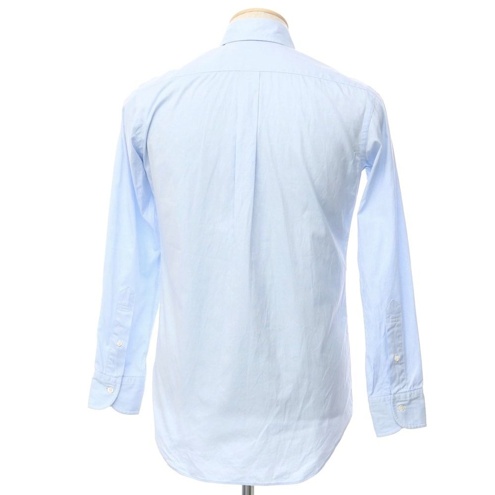 【中古】メイカーズシャツ カマクラ Makers Shirt 鎌倉 ブロードコットン ボタンダウン ドレスシャツ ライトブルー【サイズ37】【メンズ】