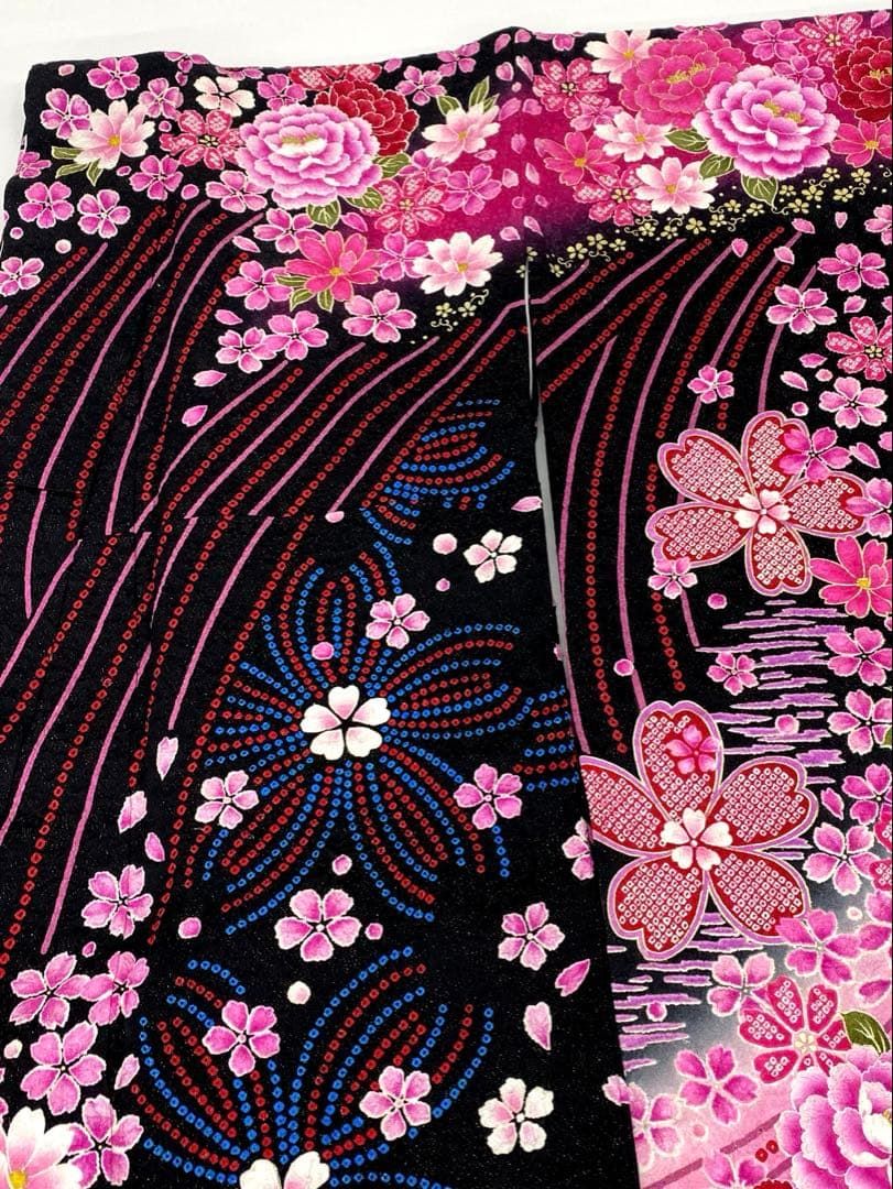 振袖 豪華 金通し 刺繍 相良刺繍 金彩 紋意匠 身丈170cm 撥水加工済 