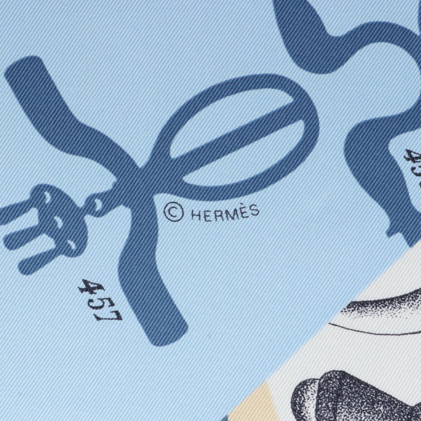 エルメス HERMES スカーフ カレ65 Les Petits Papier d'Herm's シルク
