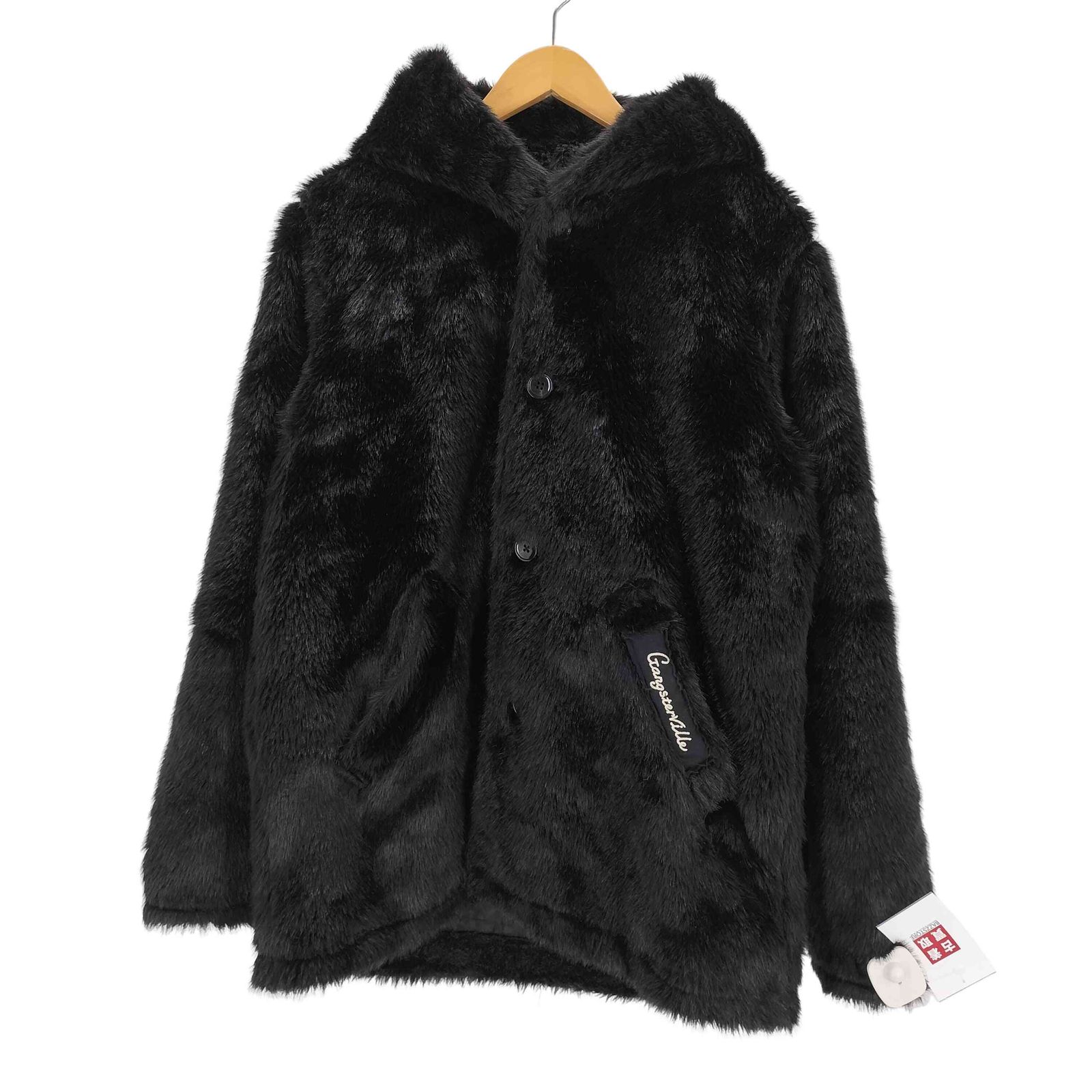 ギャングスタビル GANGSTERVILLE 19AW RISE ABOVE FUR HOODIE ギャングスタビル GANGSTERVILLE 19AW RISE ABOVE FUR HOODIE