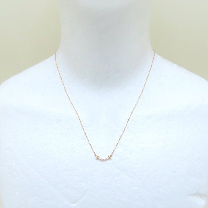 TIFFANY&Co. ティファニー Tスマイル ネックレス ミニ