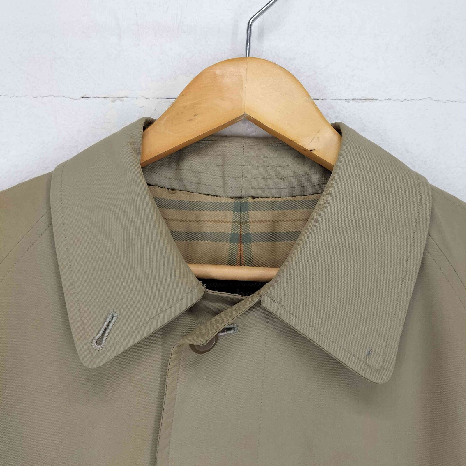 バーバリーズ BURBERRYS 70S~ 裏地チェック柄ステンカラーコート