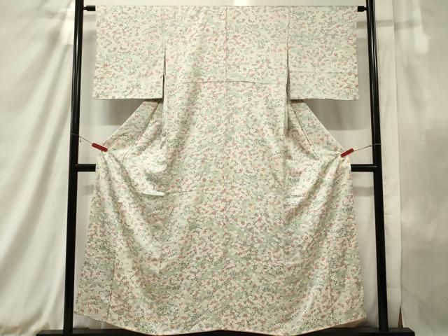 平和屋着物□上質な小紋 宝尽くし花文 正絹 逸品 未使用 CAAX9736xe 2025