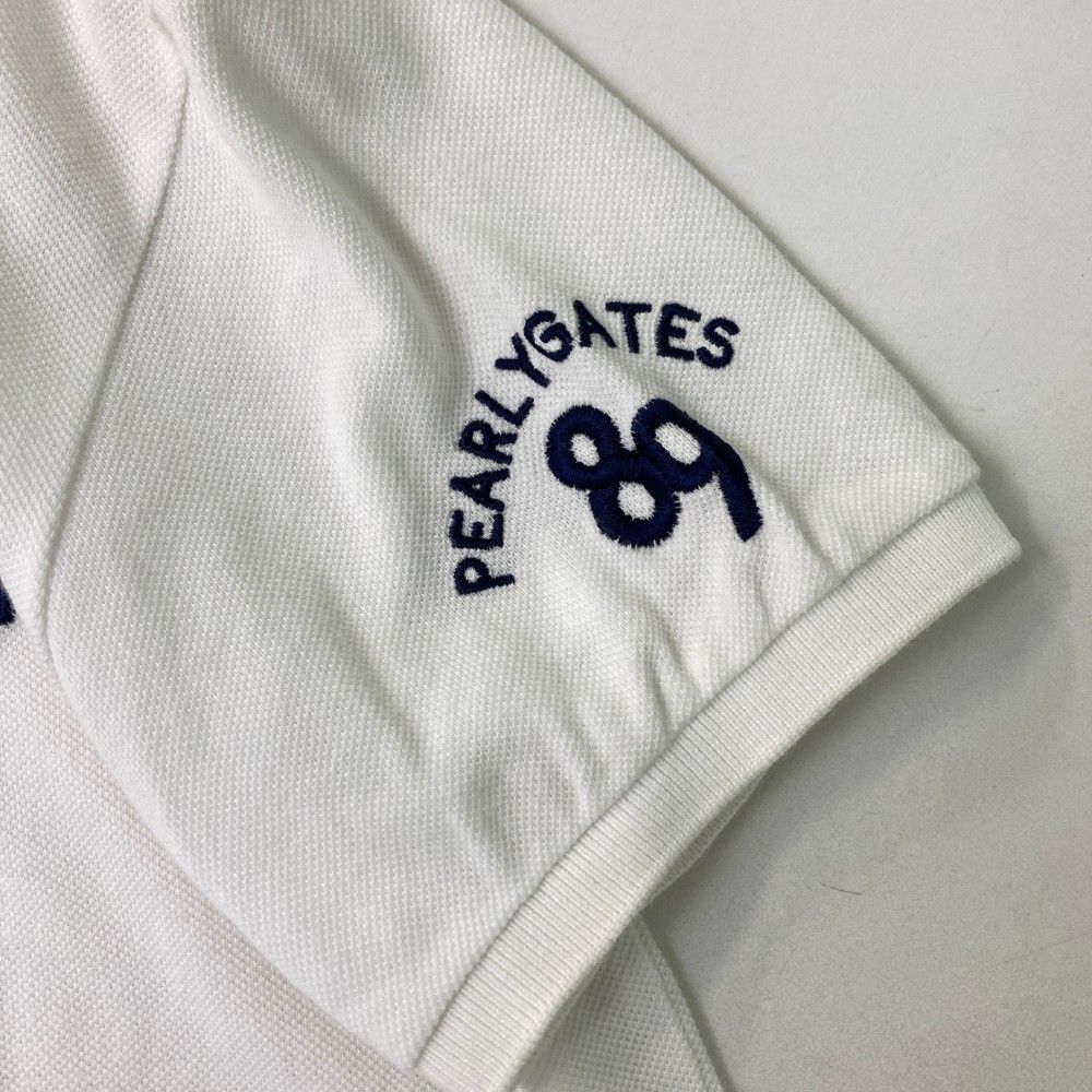 サイズ：0 PEARLY GATES パーリーゲイツ 半袖ポロシャツ ホワイト系
