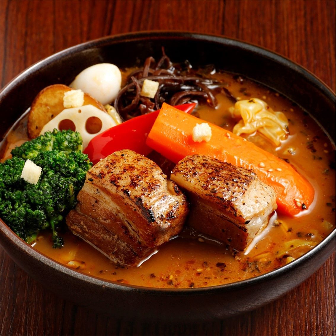 札幌スープカレー GARAKU（ガラク）人気のチキン 豚角煮セット 4食入り-2