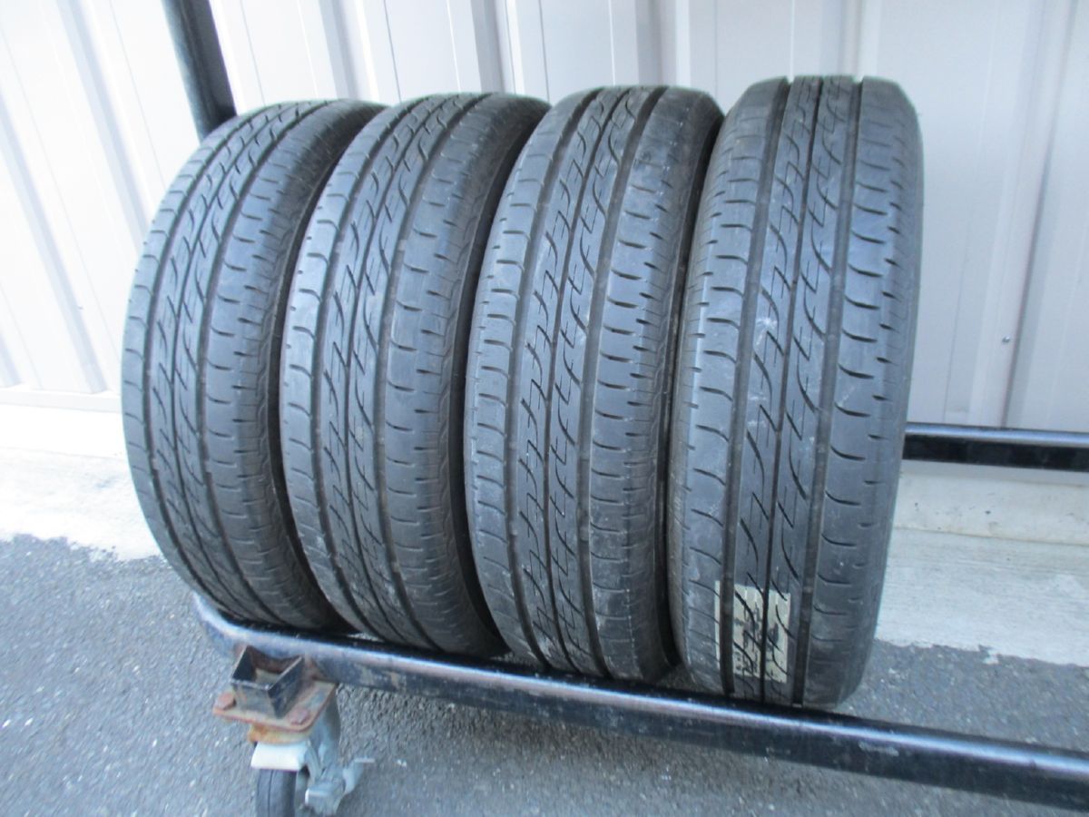 155|65R14 75S ブリヂストン ECOOIA NEXTRY 4本 T55380425 インボイス領収書発行