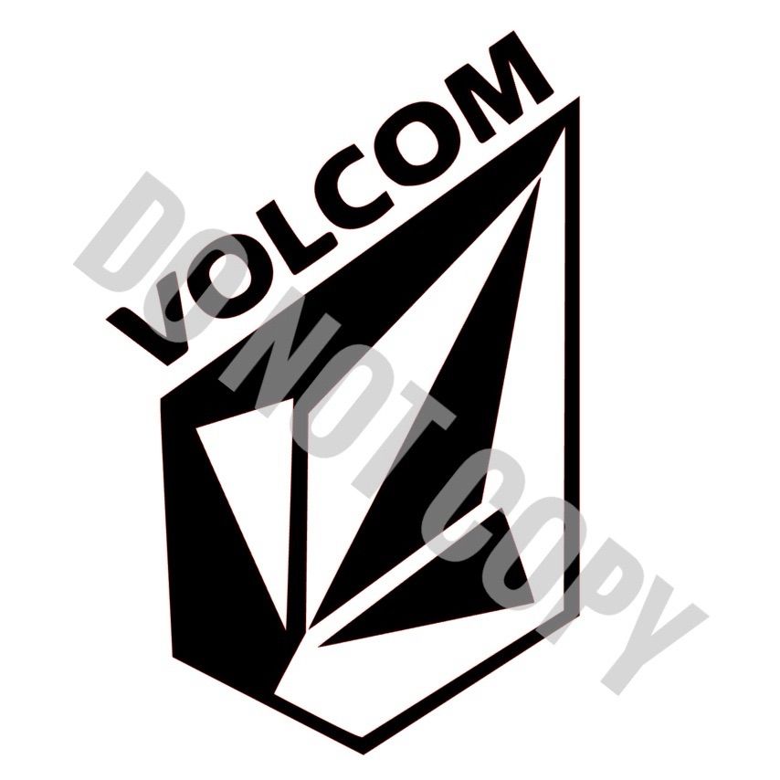 ⑤⑦ 送料無料‼︎　volcom ボルコム 白　ステッカー カッティングシール